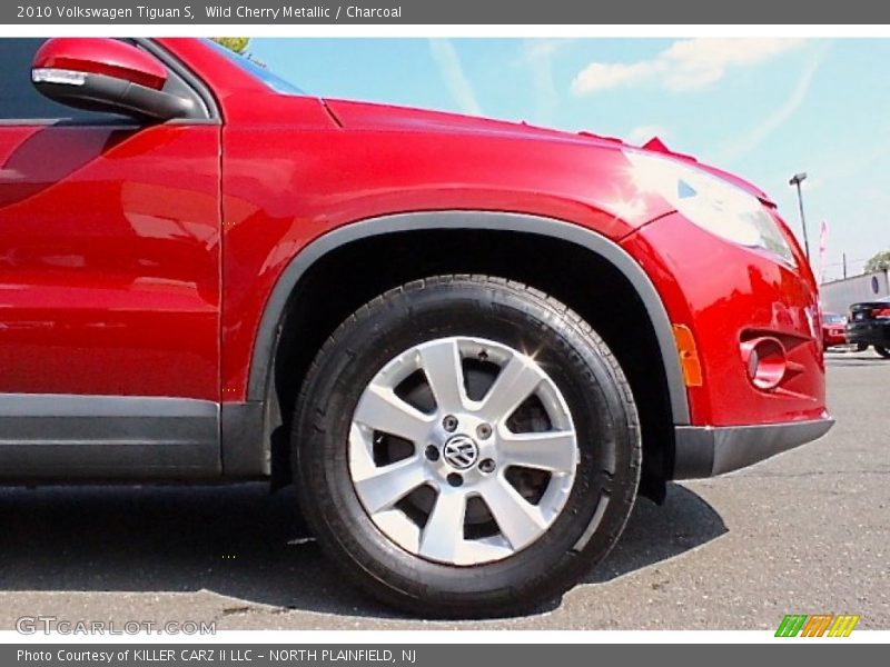 Wild Cherry Metallic / Charcoal 2010 Volkswagen Tiguan S