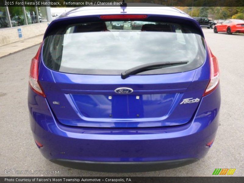 Perfomance Blue / Charcoal Black 2015 Ford Fiesta SE Hatchback