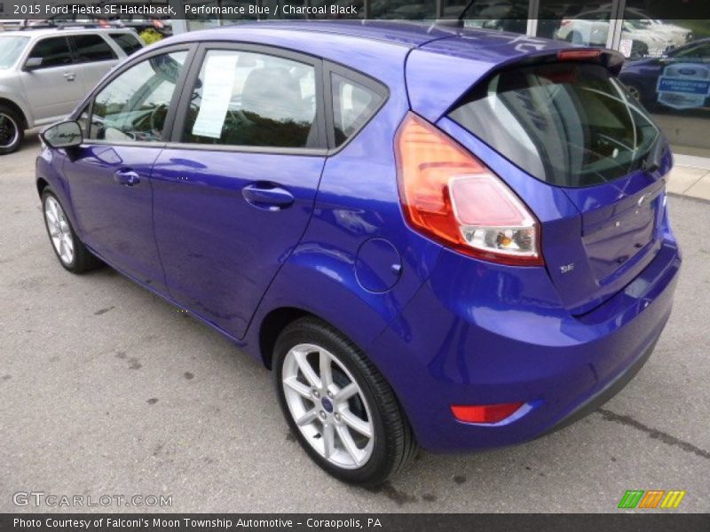 Perfomance Blue / Charcoal Black 2015 Ford Fiesta SE Hatchback