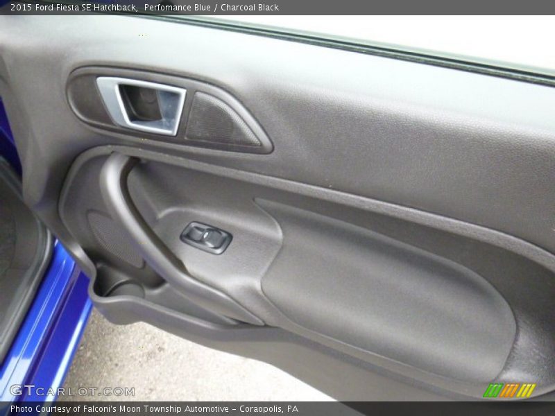 Perfomance Blue / Charcoal Black 2015 Ford Fiesta SE Hatchback