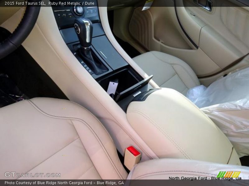 Ruby Red Metallic / Dune 2015 Ford Taurus SEL