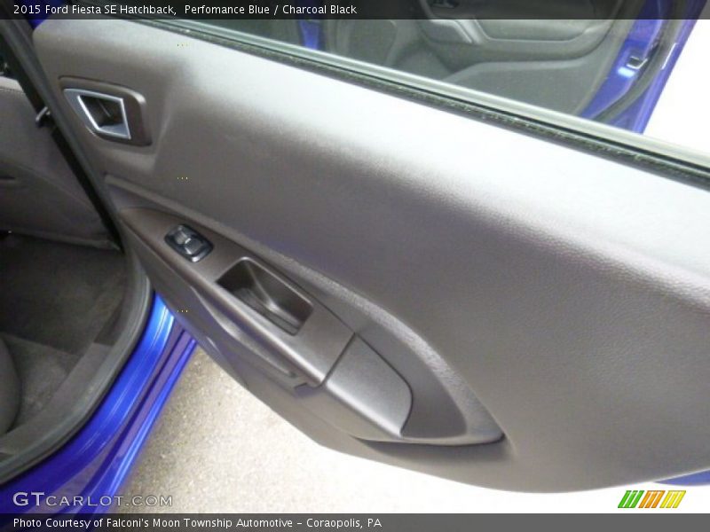 Perfomance Blue / Charcoal Black 2015 Ford Fiesta SE Hatchback