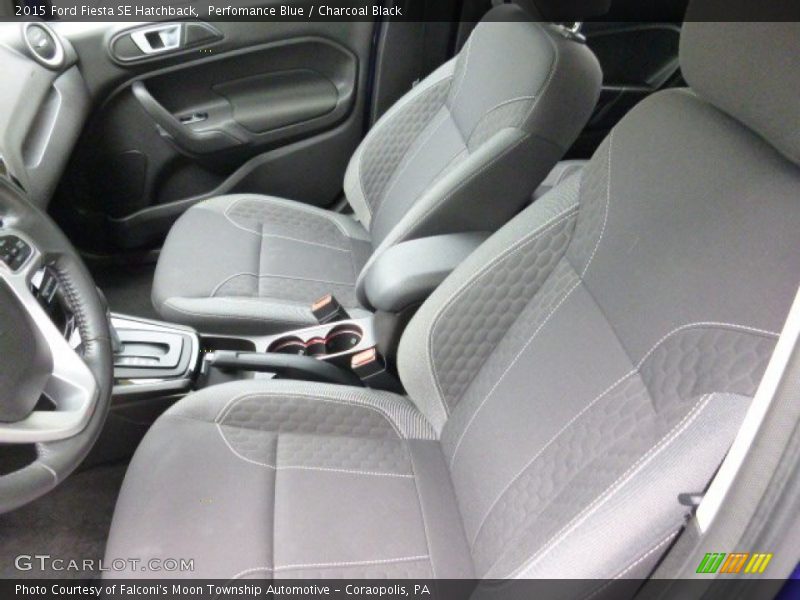 Perfomance Blue / Charcoal Black 2015 Ford Fiesta SE Hatchback