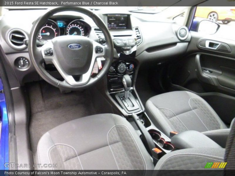 Perfomance Blue / Charcoal Black 2015 Ford Fiesta SE Hatchback