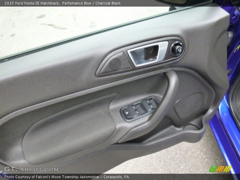 Perfomance Blue / Charcoal Black 2015 Ford Fiesta SE Hatchback