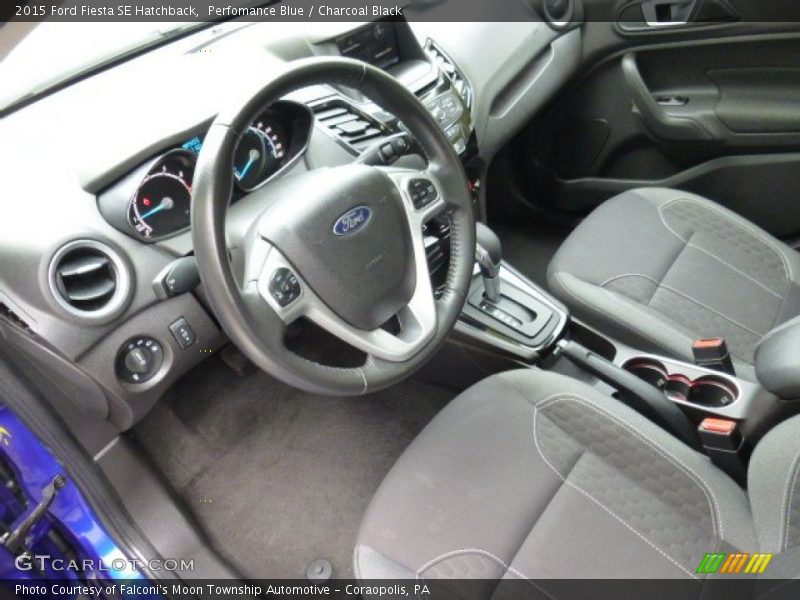 Perfomance Blue / Charcoal Black 2015 Ford Fiesta SE Hatchback