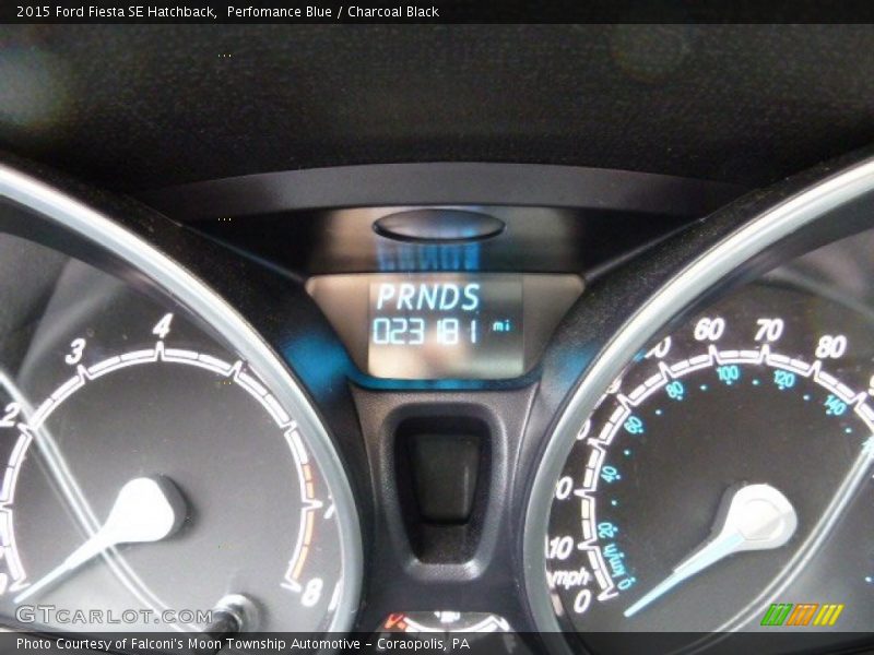 Perfomance Blue / Charcoal Black 2015 Ford Fiesta SE Hatchback