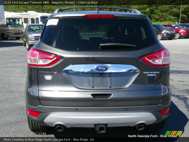 Magnetic Metallic / Charcoal Black 2016 Ford Escape Titanium 4WD