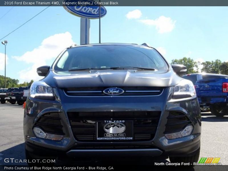 Magnetic Metallic / Charcoal Black 2016 Ford Escape Titanium 4WD