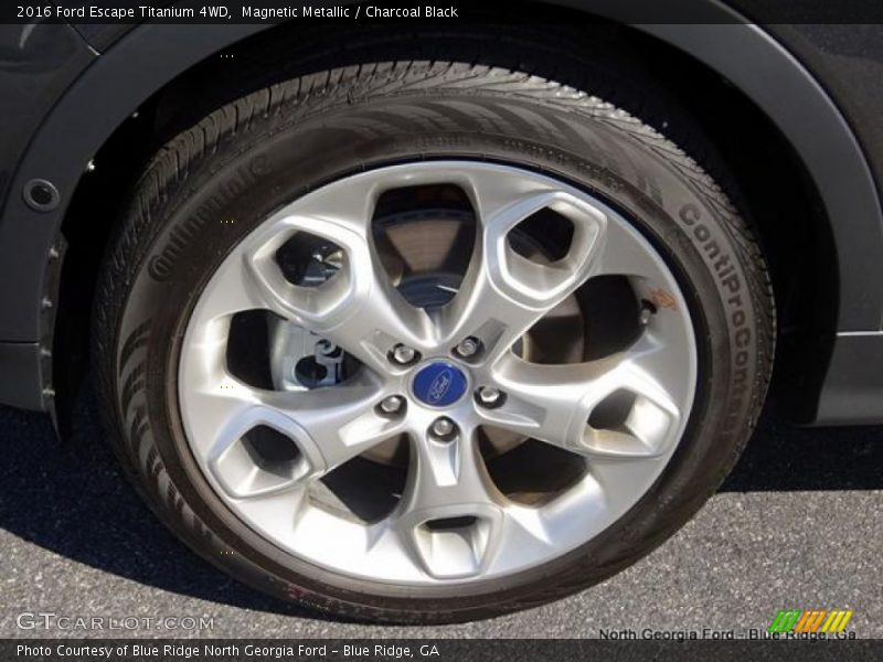 Magnetic Metallic / Charcoal Black 2016 Ford Escape Titanium 4WD