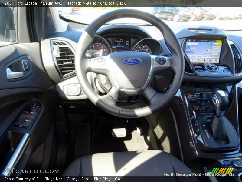 Magnetic Metallic / Charcoal Black 2016 Ford Escape Titanium 4WD