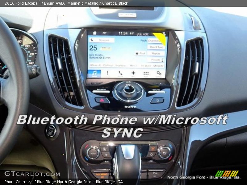 Magnetic Metallic / Charcoal Black 2016 Ford Escape Titanium 4WD