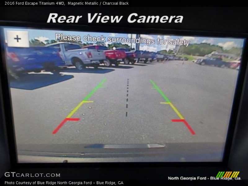 Magnetic Metallic / Charcoal Black 2016 Ford Escape Titanium 4WD