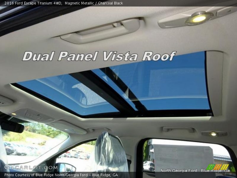 Magnetic Metallic / Charcoal Black 2016 Ford Escape Titanium 4WD