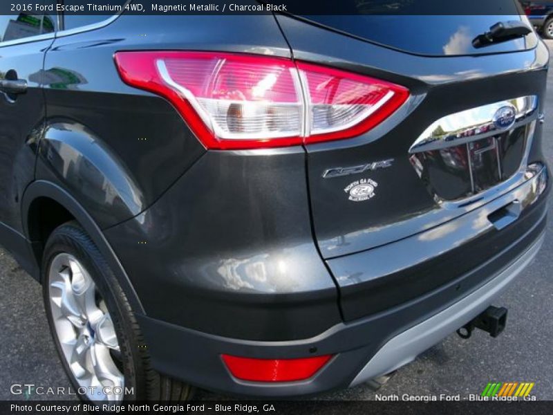 Magnetic Metallic / Charcoal Black 2016 Ford Escape Titanium 4WD