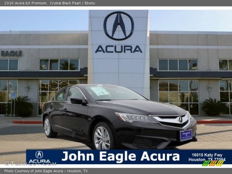 Crystal Black Pearl / Ebony 2016 Acura ILX Premium
