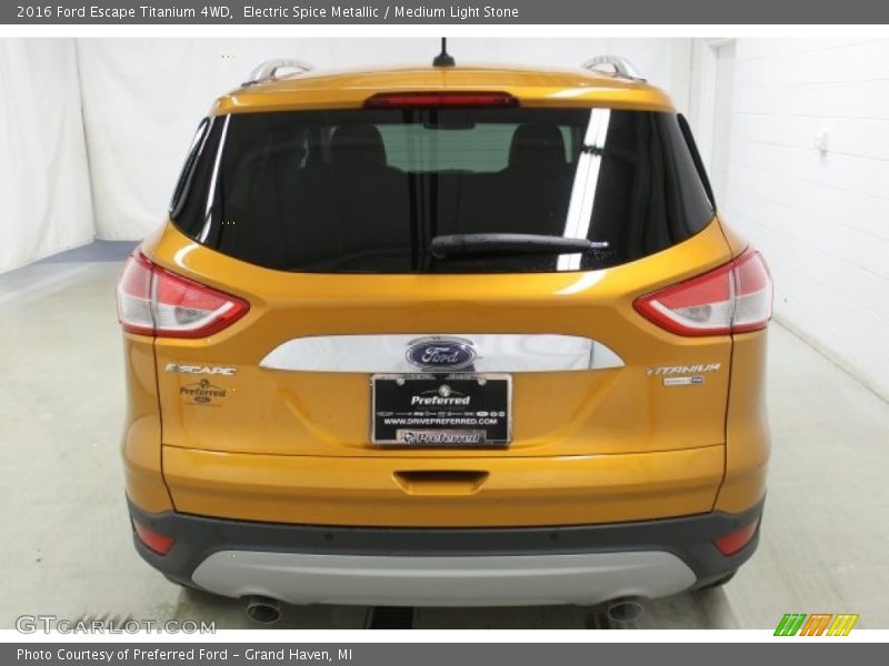 Electric Spice Metallic / Medium Light Stone 2016 Ford Escape Titanium 4WD