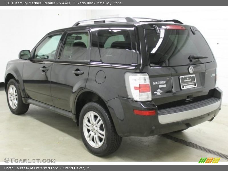 Tuxedo Black Metallic / Stone 2011 Mercury Mariner Premier V6 AWD