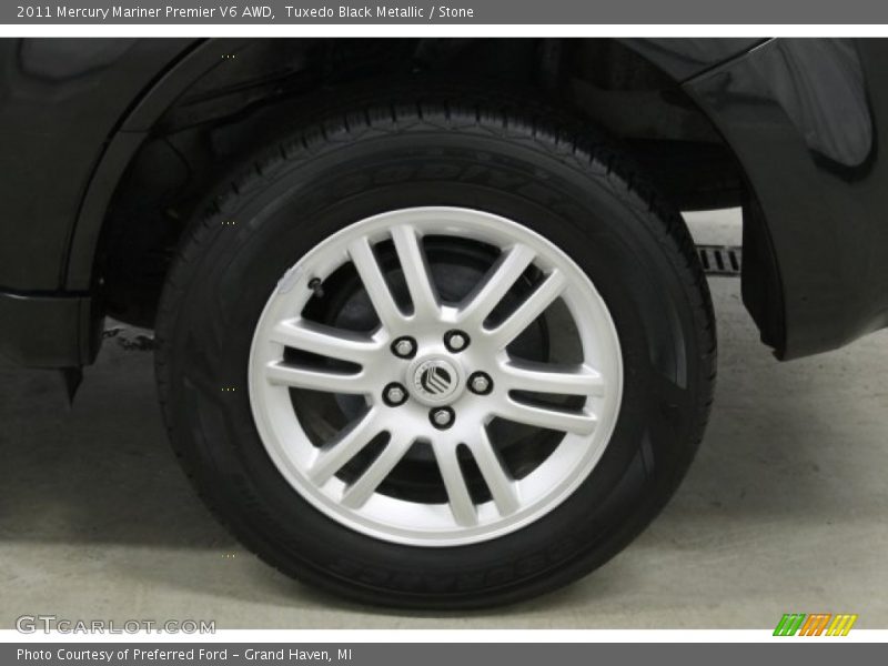 Tuxedo Black Metallic / Stone 2011 Mercury Mariner Premier V6 AWD