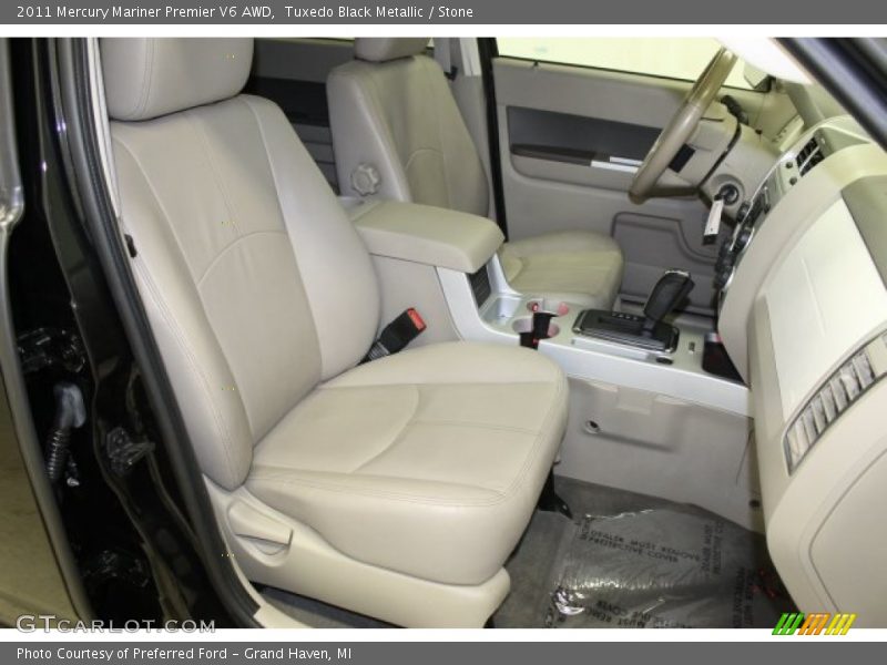 Tuxedo Black Metallic / Stone 2011 Mercury Mariner Premier V6 AWD