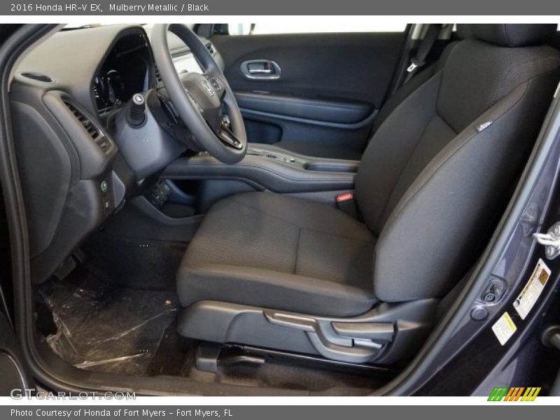 Mulberry Metallic / Black 2016 Honda HR-V EX