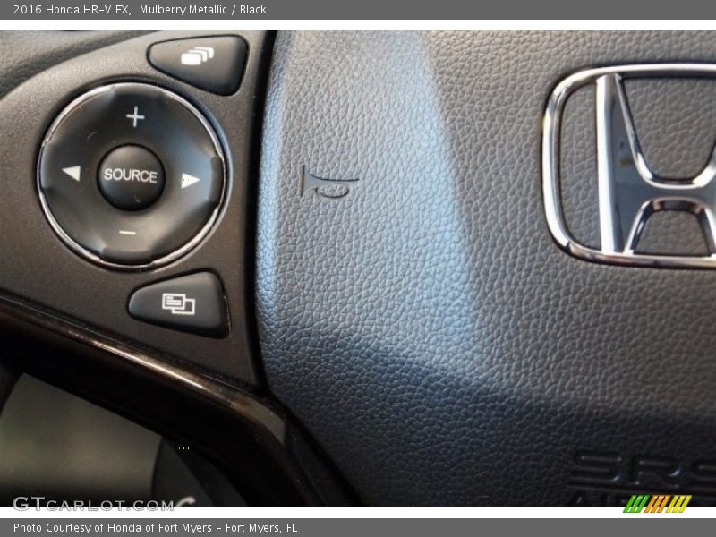Mulberry Metallic / Black 2016 Honda HR-V EX