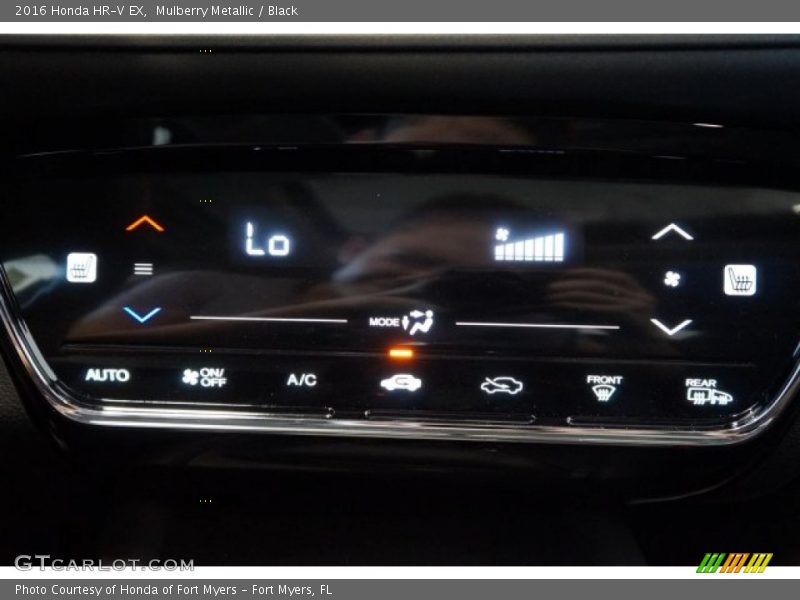 Mulberry Metallic / Black 2016 Honda HR-V EX