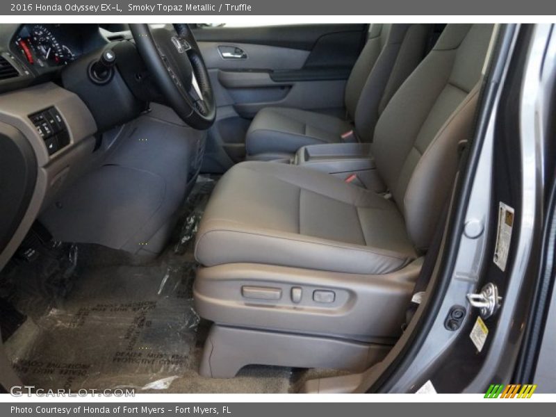 Smoky Topaz Metallic / Truffle 2016 Honda Odyssey EX-L