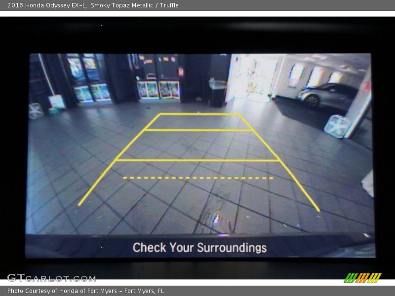 Smoky Topaz Metallic / Truffle 2016 Honda Odyssey EX-L
