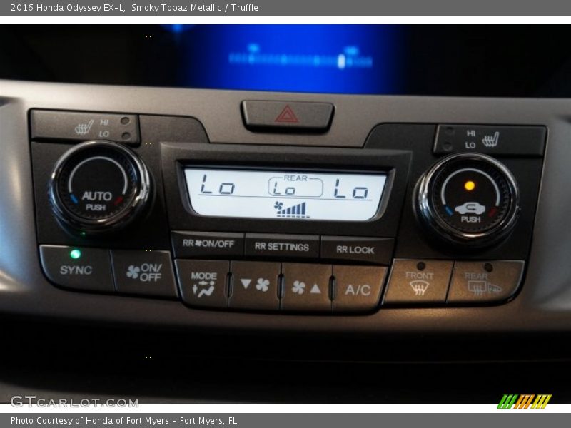 Smoky Topaz Metallic / Truffle 2016 Honda Odyssey EX-L