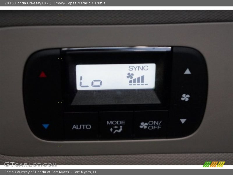 Smoky Topaz Metallic / Truffle 2016 Honda Odyssey EX-L