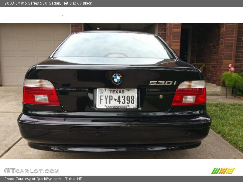 Jet Black / Black 2003 BMW 5 Series 530i Sedan