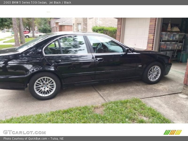 Jet Black / Black 2003 BMW 5 Series 530i Sedan