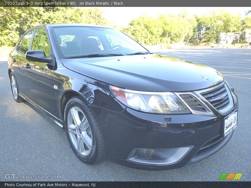 Jet Black Metallic / Black 2010 Saab 9-3 Aero Sport Sedan XWD