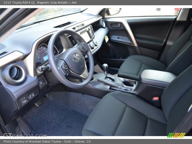 Magnetic Gray Metallic / Ash 2015 Toyota RAV4 LE