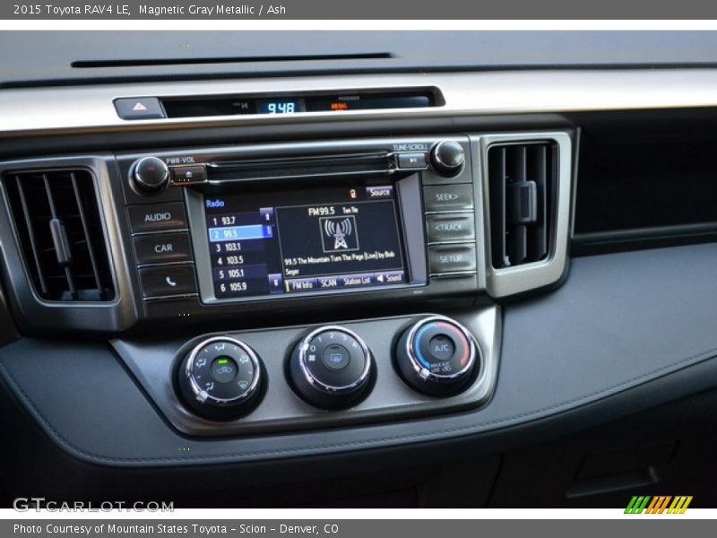 Magnetic Gray Metallic / Ash 2015 Toyota RAV4 LE