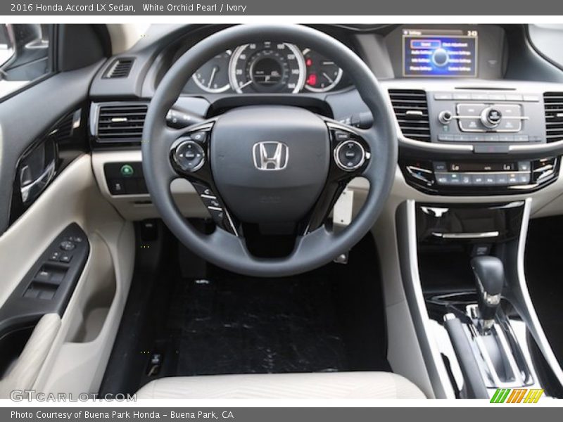 White Orchid Pearl / Ivory 2016 Honda Accord LX Sedan