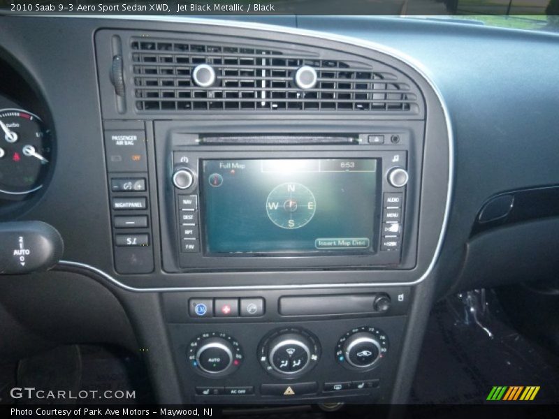 Controls of 2010 9-3 Aero Sport Sedan XWD