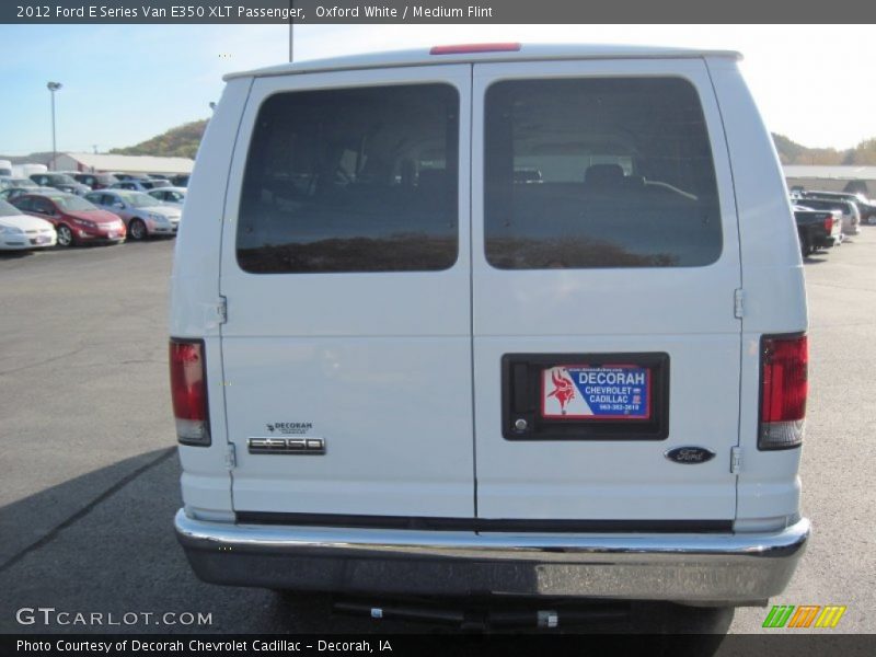 Oxford White / Medium Flint 2012 Ford E Series Van E350 XLT Passenger