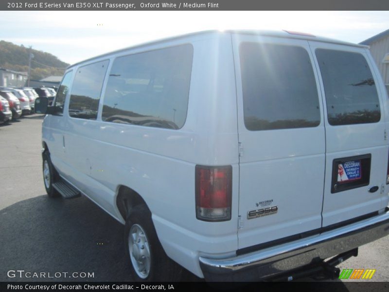 Oxford White / Medium Flint 2012 Ford E Series Van E350 XLT Passenger