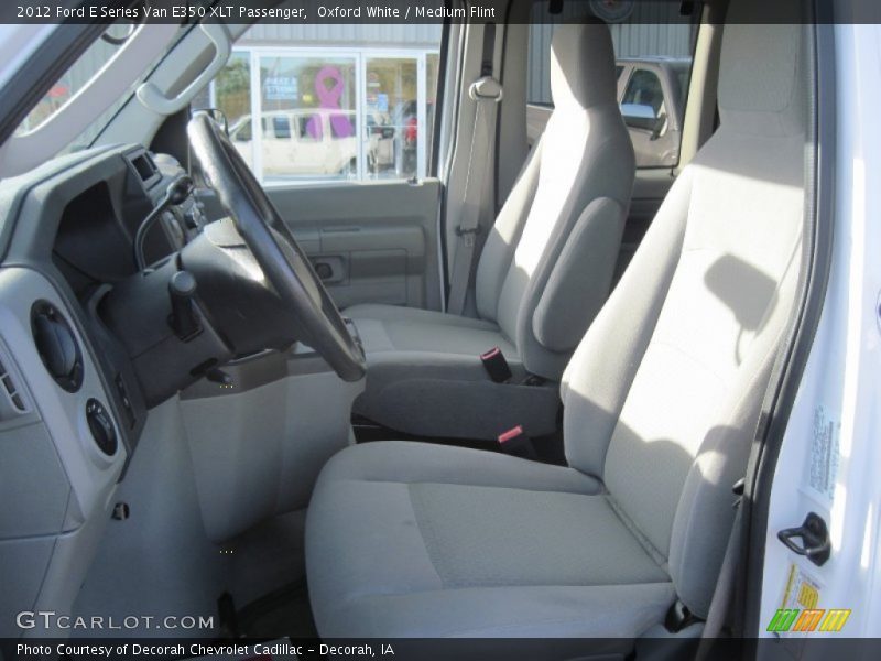Oxford White / Medium Flint 2012 Ford E Series Van E350 XLT Passenger
