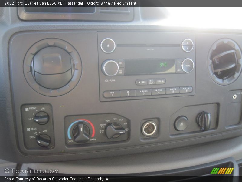 Oxford White / Medium Flint 2012 Ford E Series Van E350 XLT Passenger
