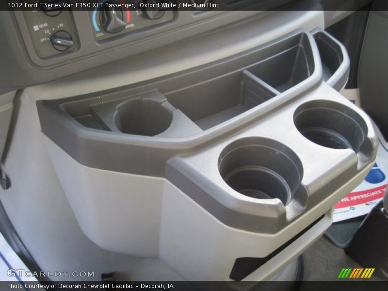 Oxford White / Medium Flint 2012 Ford E Series Van E350 XLT Passenger