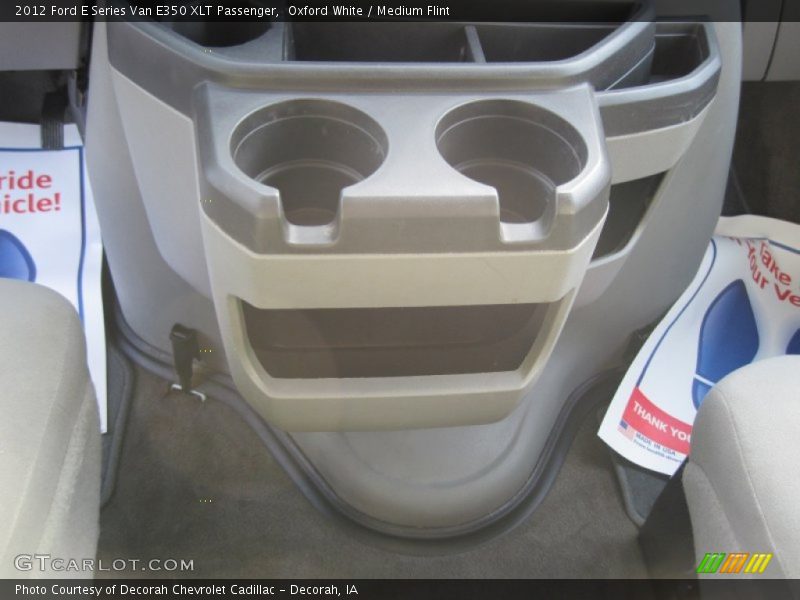 Oxford White / Medium Flint 2012 Ford E Series Van E350 XLT Passenger
