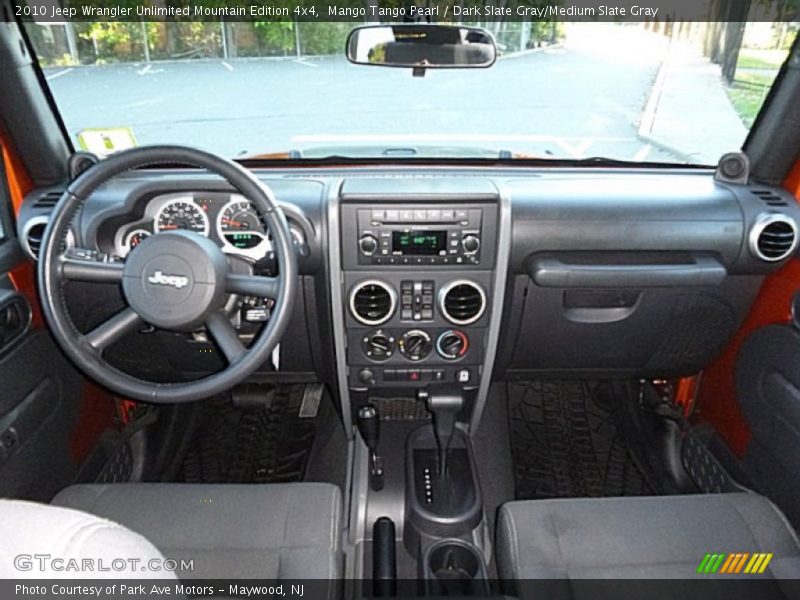 Mango Tango Pearl / Dark Slate Gray/Medium Slate Gray 2010 Jeep Wrangler Unlimited Mountain Edition 4x4