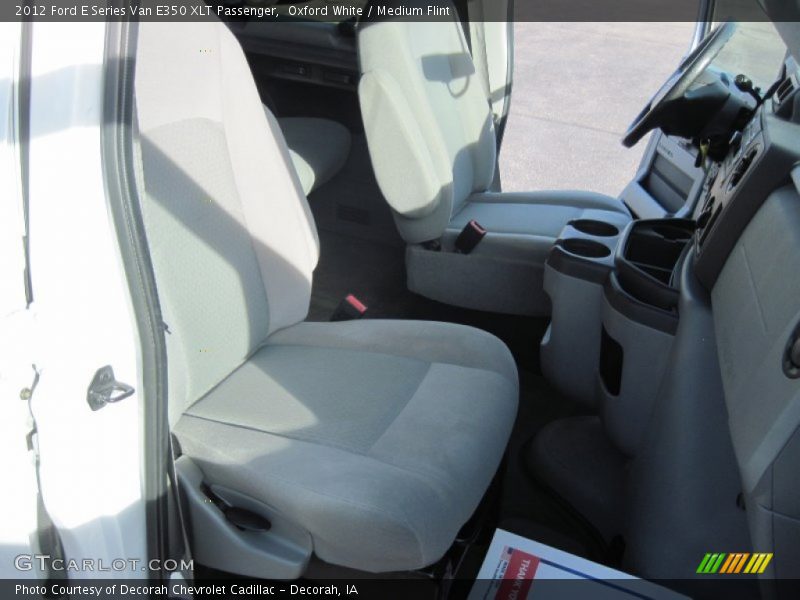 Oxford White / Medium Flint 2012 Ford E Series Van E350 XLT Passenger