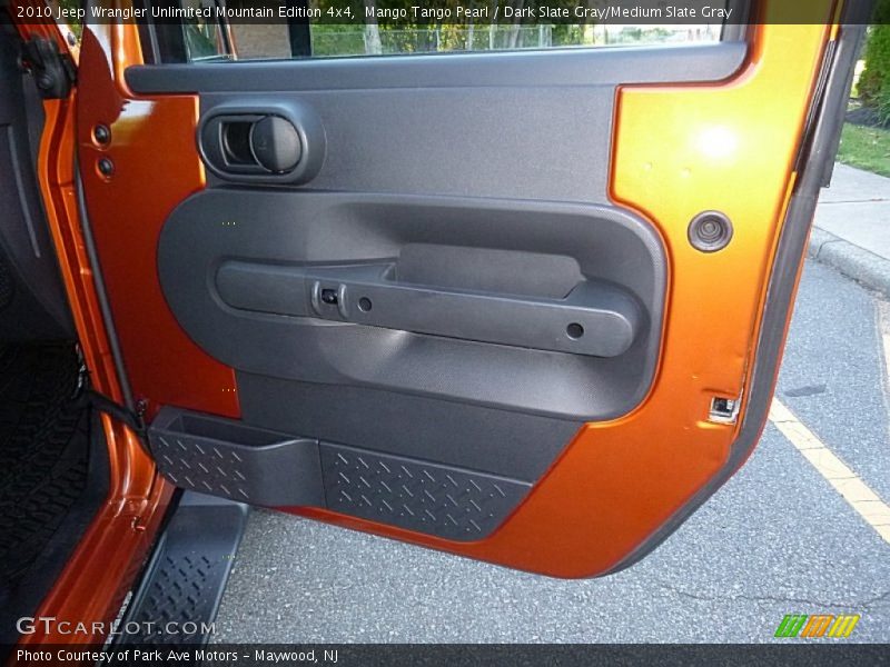 Mango Tango Pearl / Dark Slate Gray/Medium Slate Gray 2010 Jeep Wrangler Unlimited Mountain Edition 4x4