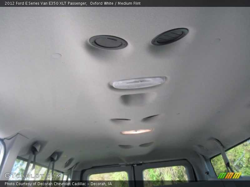 Oxford White / Medium Flint 2012 Ford E Series Van E350 XLT Passenger