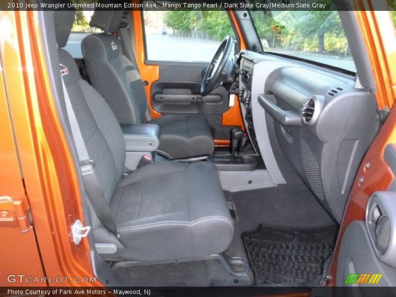 Front Seat of 2010 Wrangler Unlimited Mountain Edition 4x4