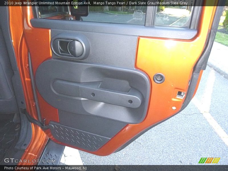 Mango Tango Pearl / Dark Slate Gray/Medium Slate Gray 2010 Jeep Wrangler Unlimited Mountain Edition 4x4